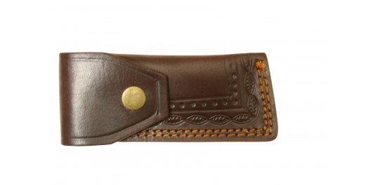 Etui en cuir marron Etui en cuir marron