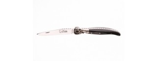 Laguiole Mouflon Mitre Argent Corne de Bufle