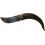 Imposant Couteau de Berger Traditionnel en Corne et Lame Damas