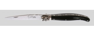Laguiole Franc-Maçon Mitre Argent Corne de Bufle