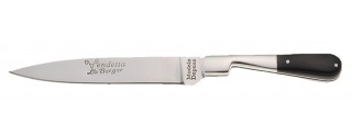 6 Fourchettes Vendetta Zuria En Acier 440C Avec Manche En Bois D'olivier - Coffret Cadeau, 21 Cm